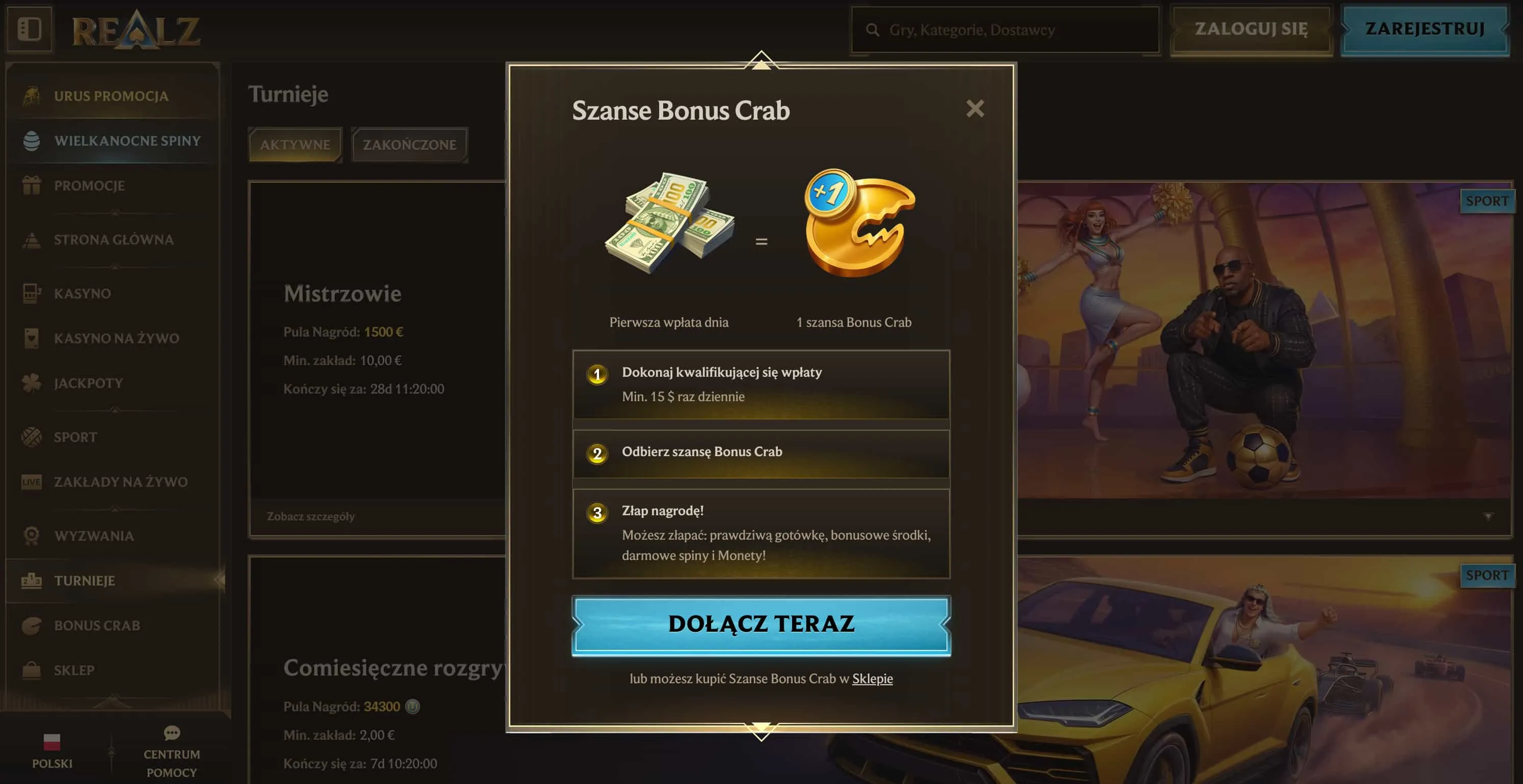 Realz Casino – kompletny przegląd systemu bonusowego Realz Casino – kompletny przegląd systemu bonusowego